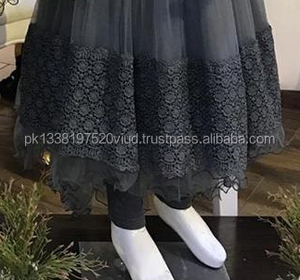 Robe à fleurs pour filles, jaune et gris, vêtements de princesse occidentale, tenue élégante pour mariage d'anniversaire, dernier modèle, collection 2020 - Product Image 5