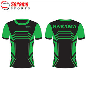 2022 Chemise softball manches courtes 100% polyester Sublimation - Product Image 4