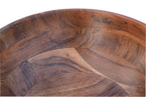 Juego de ensaladeras de madera de Acacia de la mejor calidad, cuencos de mezcla de estilo Vintage de nuevo diseño ecológico personalizado para el hogar, comedor, Hotel - Product Image 3