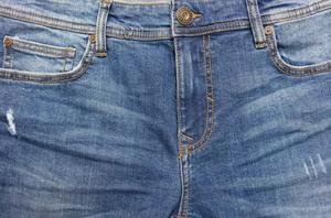 กางเกงยีนส์ขาตรงสำหรับผู้ชายคอลเลคชั่นฤดูใบไม้ผลิฤดูใบไม้ร่วงกางเกงลำลองผ้านุ่มบังคลาเทศกระบวนการสแปนเด็กซ์ที่ยั่งยืน - Product Image 2