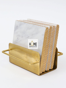 Boîte à mouchoirs de style américain multifonctionnelle en métal de haute qualité avec feuille d'or, écologique, couleur et taille personnalisables - Product Image 4