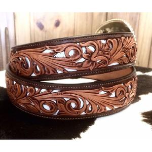 hand tooled western belts