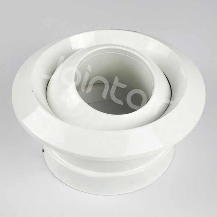 HVAC System Aluminum Round Eyeball Jet Diffuser - 1 Year Warranty