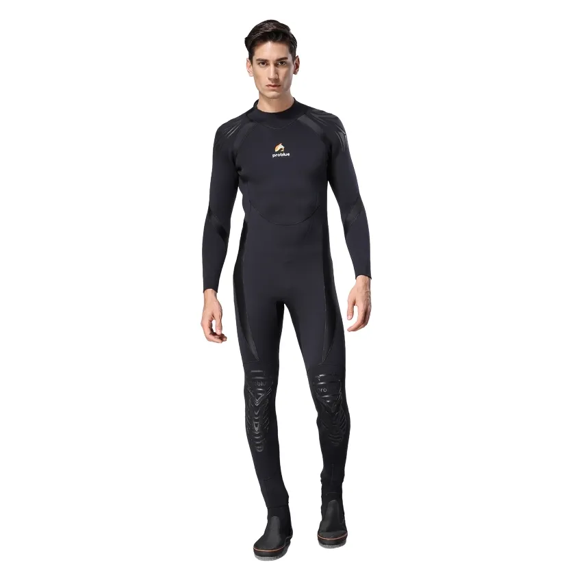 Problue terno de mergulho masculino, super elástico de neoprene RW-953 3mm