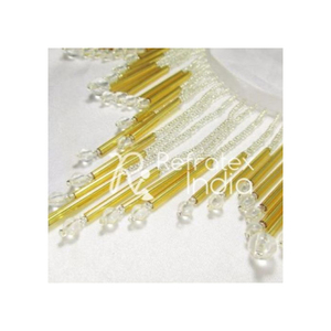 Flecos de cuentas con patrón, flecos de cuentas de lujo, fabricación de India - Product Image 1