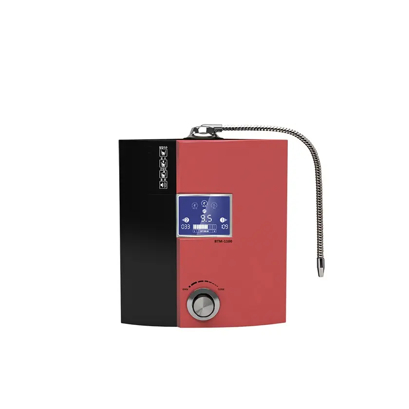 Alkaline Water Ionizer with Dual Filter BTM1100 / Made in Korea, CE Approval, 7 and 9 Plates, Auto Cleaning