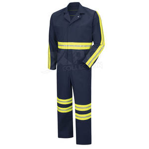 Overoles de invierno reutilizables lavables de alta visibilidad personalizados con logotipo personalizado impermeable y ropa de trabajo de seguridad con flash LED - Product Image 2