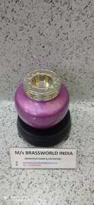 green small <b>tea</b> light cremation <b>urn</b> funeral supplies Brassworld India - Product Image 6