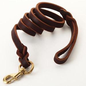 เข็มขัดปลอกคอสุนัขหนังแท้คุณภาพระดับพรีเมียมทำด้วยมือสำหรับสุนัขสายพันธุ์กลางหนังแท้ที่ดีที่สุด - Product Image 1