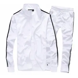 하이 퀄리티 지퍼 겨울 칼라 운동복 맞춤형 뜨거운 판매 프리미엄 품질 조깅 착용 남성 트랙 세트