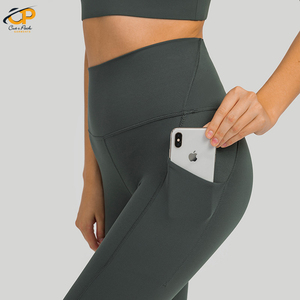 Mallas deportivas de gimnasio para mujer, mallas informales de cintura alta con estampado de logotipo personalizado en varios colores, novedad en oferta - Product Image 3