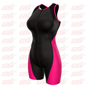 Mono de Triatlón de manga corta para mujer, ropa deportiva para bicicleta de carretera, para correr - Product Image 2