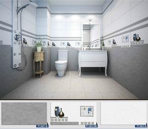 Azulejos de Cerámica de Porcelana para Piso, Impresión Digital CMC de Alta Calidad, Totalmente Pulidos, Estilo Japonés Moderno, NEGROS, 300x600mm, para Habitaciones de Villas - Product Image 2