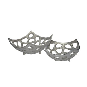 Panier à Fruits en métal poli, 1 pièce, décoration de Table de maison, Design panier à légumes, finition brillante - Product Image 3