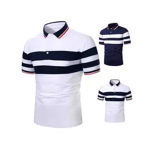 Polo Shirt Mode Pria Polo Shirt dengan Polyester 100% Polo T-shirt Belanja Online Grosir