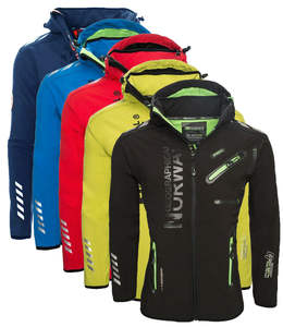 แจ็กเก็ตกันน้ำกันลมสำหรับผู้ชายแจ็คเก็ตกันลมสีดำสำหรับกลางแจ้ง - Product Image 6