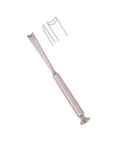 Cincel Mcindoe de acero inoxidable sin óxido para uso médico, instrumentos quirúrgicos ortopédicos manuales de 16cm y 8mm de ancho, certificado CE ISO - Product Image 1