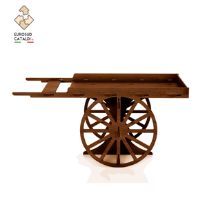 Incredibile espositore a mano in legno EUROSUD CATALDI Made in Italy in betulla altezza 187 cm per negozi e supermercati. - Product Image 6