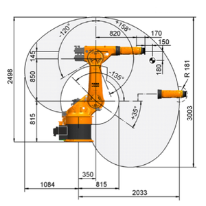 <span class=keywords><strong>KUKA</strong></span>-<span class=keywords><strong>Robot</strong></span> Arm KR 60-3 <span class=keywords><strong>de</strong></span> 6 ejes, con soporte <span class=keywords><strong>de</strong></span> grúa, carga útil <span class=keywords><strong>de</strong></span> 60kg y alcance <span class=keywords><strong>de</strong></span> 2033 para <span class=keywords><strong>soldadura</strong></span>, <span class=keywords><strong>Robot</strong></span> Industrial - Product Image 6