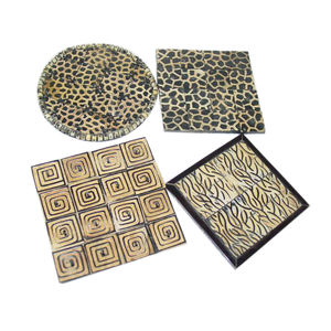 Conception De Forme animale Perlé Sous-verres En Terre Cuite Coaster - Product Image 4