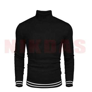 Otoño Invierno Hombres Slim Fit O-cuello Fleece Knitted Pullover Sweater Plus Size Solid Casual - Product Image 5