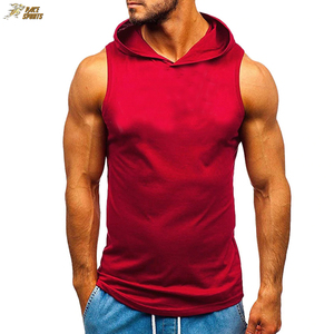 Pull sans manches à capuche pour hommes, vêtement de sport, adapté, personnalisé, à la mode, 2020 - Product Image 3