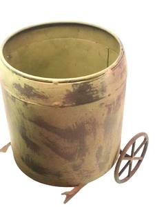 Maceta en forma de ciclo de Metal para decoración de jardín, maceta verde antioxidante para flores, el más vendido, nuevo diseño - Product Image 6