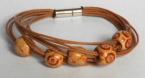 Trendy Hand Crafted <b>Leather</b> Bracelet in Wholesale Price for DIY <b>Craft</b> Jewelry Accessories - Product Image 1