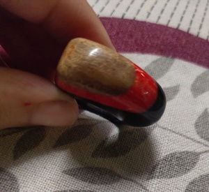 Anillo de resina colorido para mujer, sortija de la mejor calidad, personalizado, lujoso, hecho a mano, alto pulido - Product Image 2