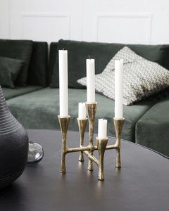 VINTAGE BRASS HAND <b>TEA</b> LIGHT <b>CANDLE</b> <b>HOLDER</b> By BRASSWORLD INDIA - Product Image 2