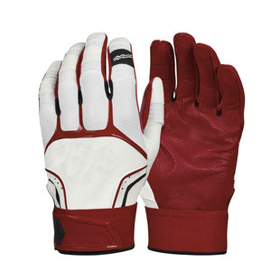 Gants de batte de Baseball en cuir, Logo personnalisé de bonne qualité, doux, - Product Image 3