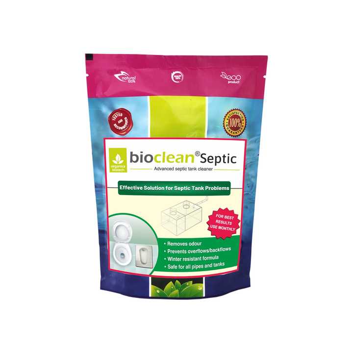 Bioclean Septic Plus Safe cleaning products and odor eliminator for septic tanks bacteria for