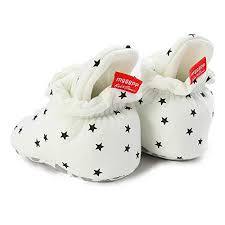 Pantoufles pour bébé en coton, certifié CPSC, bleu, 100%, prix de gros, chaussons pour nouveau-né, personnalisés, vente en gros - Product Image 4