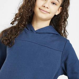 <b>Blue</b> Color OEM Service Crop <b>Hoodies</b> <b>For</b> Ladies In Multi Color With Customized Logo and Design - Product Image 3