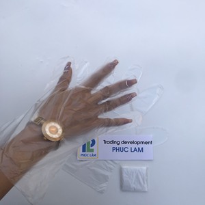 Guantes desechables transparentes HDPE de grado alimenticio para cocina para exportación a granel - Product Image 2