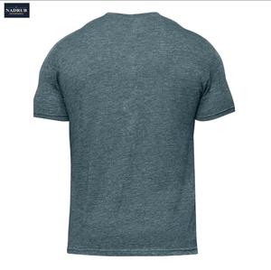 Conception personnalisée OEM T-shirt de fitness pour hommes de haute qualité 100% coton respirant coupe ajustée à manches courtes 220 grammes de tissu solide - Product Image 4