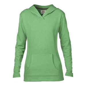 Sweats à capuche en molleton noir pour femme - Product Image 1