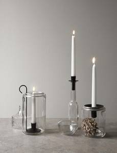 Wedding Decoration Metal <b>Glass</b> <b>Bottle</b> <b>With</b> Candle <b>Lid</b> Candle Holder for Home Decoration Party Use Candle Holder - Product Image 4