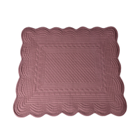 Napperons en coton et lin faits main, jacquard moderne, fibres solides, personnalisables, certifiés SEDEX, pour fêtes indiennes, mariages et banquets
