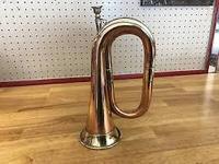 Premium Quality Brass Trumpet Customized Logo Copper Craft Carton Professional Performance 50pcs Bugle Music Instrument