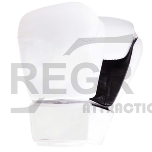 Guantes de boxeo profesionales MMA, Logo personalizado, cuero PU, Deportivos - Product Image 4