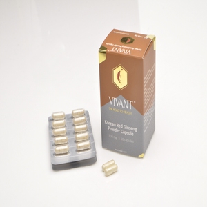 แคปซูลผงโสมแดงดั้งเดิมจากเกาหลี100% ผลิตภัณฑ์เสริมใยโสมเกาหลีบริสุทธิ์ - Product Image 1