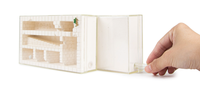 Fourmilière de taille moyenne style Empire des fourmis, style égyptien classique, en plastique écologique, 18,7x4,8x10,7cm, toutes saisons