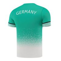 Maillot de football formel pour hommes de l'équipe de France 2023, impression numérique, écologique, respirant, 180g, col rond, manches courtes, emballage personnalisé