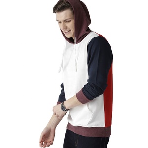 เสื้อฮู้ดบล็อกสีแบบกำหนดเอง,เสื้อสวมหัวมีหลายสีสำหรับผู้ชาย (ผ่านการตรวจสอบโดย PayPal) - Product Image 1