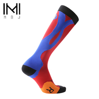 Calcetines Deportivos de Compresión hasta la Rodilla, Transpirables, de Secado Rápido, Antideslizantes, Tejidos, para Correr, Baloncesto, Fútbol
