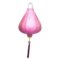 Linternas Decorativas de Bambú y Resina Ecológicas Hechas a Mano en Vietnam con Diseño Curvo y Tamaño/Color/Logotipo Personalizables