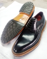 Chaussures pour hommes fabriquées en Inde, avec construction Goodyear, en cuir de vache véritable, style brogue léger, Oxford à lacets, respirantes, printemps-été