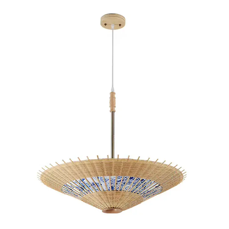 Зонт из бамбука, подвесной светильник для домашнего декора, бамбуковый абажур, подарок на новоселье во Вьетнаме, оптовая продажа