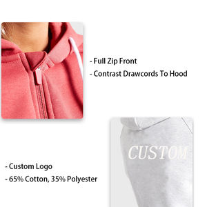 Free Shipping Fashion Cotton Women Clothing Sexy Custom Street Wear Customs Logo Close Bottom Crop Top Hoodie - Product Image 4